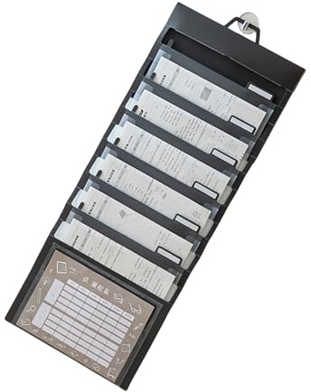 Vägghängande filorganisatörer expanderbar arkivmapp med handtag 6 fickor expanderande dokumentväska bärbar arkiveringsmapp resedokument