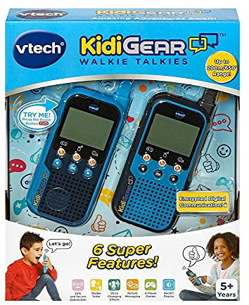 Vtech VTC-TOY59 KidiGear Walkie Talkies, Mehrfarbig, Box size: 25 x 27.9 x 5.5cm