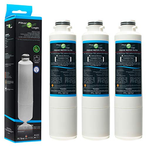 FilterLogic FFL-181S2 | 3x Filtre à eau compatible avec Samsung DA29-00020B, HAF-CIN/EXP, HAF-CIN, HAFCIN DA97-08006A-E cartouche frigo réfrigérateur