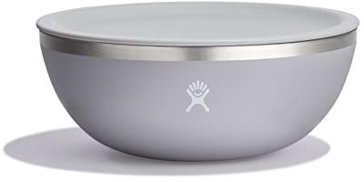 HYDRO FLASK - 0,95L (1 Qt) Outdoor Serving Bowl with Press-In Lid - Stainless Steel Reusable Kitchen Container - Food and Snack Storage - Easy to Clean -Space Saving -BPA-Free -Dishwasher Safe -Birch