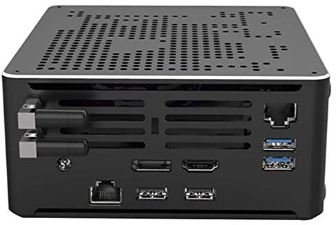 KINGDEL K12 Mini PC Gaming Computer i9 10th generación. 8 núcleos 16MB Cache MAX 5.10GHz CPU de frecuencia, 64GB RAM, 2TB SSD, resolución 4K, 300MB WiFi, con Ventilador