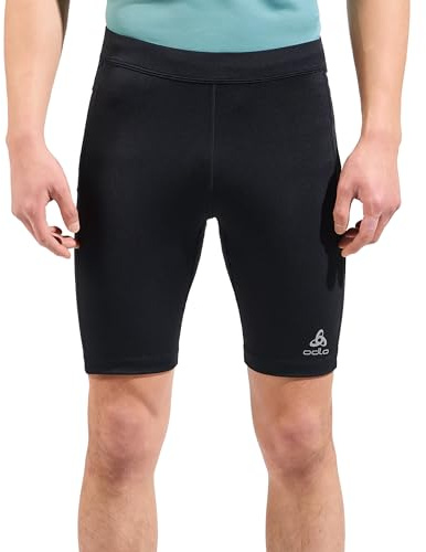 Odlo Laufhose Herren Kurz Essential | Schwarz | Größe XL | Laufshort | Sporthose