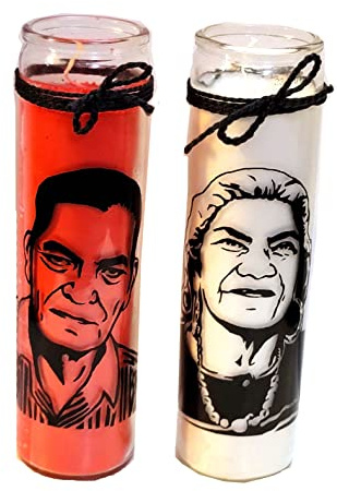 Glass Candles Personalized Customized with Your Photo Picture Name OR Text, CANDELAS PERSONALIZADAS CON FOTO NOMBRE O Frase 8X2 INCHES The for HER OR for HIM