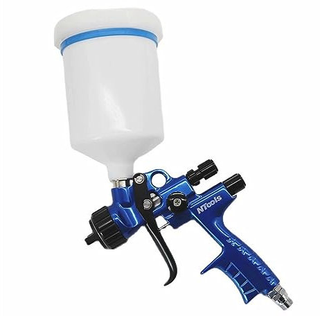 PHLeaz Pistola a spruzzo LVLP Pistola per verniciatura Ugello da 1,3 mm con serbatoio per pistola a spruzzo ad aria compressa per design auto