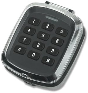 Interrupteur à code sans fil Tormatic Novoferm 433 MHz - Anthracite - Serrure à code remplace le code numérique Digicode - Clavier 433,92 MHz