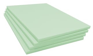 Styrodur XPS Platten A4 Set, 4-teilig, 1,0cm x 21,0cm x 29,7cm | für den professionellen Modellbau Architekturmodellbau Landschaftsbau und als Bastelplatten