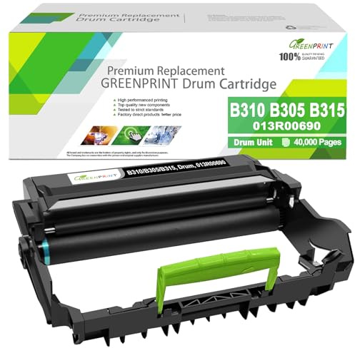GREENPRINT Compatible Drum Cartridge Drum Unit Imaging Drum B310 B305 B315 013R00690 Black 40000 Pages for Xerox B310 B305 B315 printers