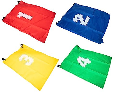FOYTOKI Kinder Hüpfsäcke 4 Stück Canvas Karneval Sackhüpfen Spieltaschen Für Garten Geburtstagsfeier Outdoor Kinder Springen Spielzeug Interaktiv