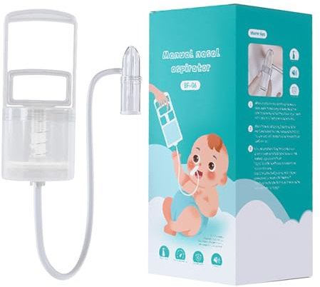 Nasal Aspirator, Baby Nasensauger, Anti-Reflux Nasensekretsauger, Nasenreiniger Mit Unterdruck Gegen Verstopfte Nase, Sicheres Silikon Und PP Material