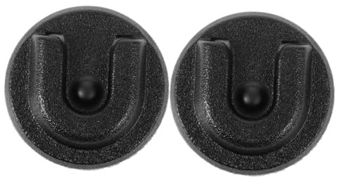 FUNOMOCYA 2pezzi Supporto Per Microfono Radio Manopola Rotonda Accessorio Per Microfono Con Clip Di Montaggio Per Staffa Radio Da Veicolo Installazione Senza Attrezzi
