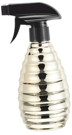 PACKOVE Botella Pulverizadora Rellenable de Agua para Barbería y Jardín Diseño Único con Gatillo Ergonómico Spray Fino y Uniforme para Flores y Limpieza