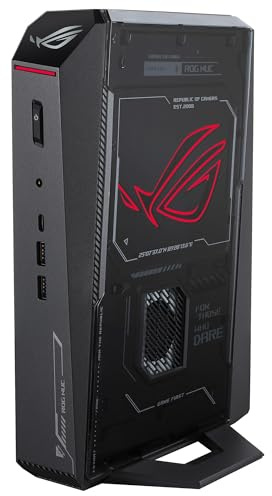 ASUS ROG NUC AI-Ready Gaming Mini PC (Intel Core Ultra 9 275HX, 32 GB DDR5 RAM, 1 TB PCIe Gen 4 SSD, NVIDIA GeForce RTX 5070 Ti, WiFi 7, BT 5.4, Windows 11 Home) includes Free Norton 360 Deluxe