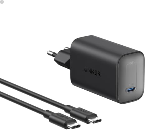 Anker 100W USB-C Laddare, MacBook Pro Laddare, iPad Laddare, Anker PIQ 3.0 Kompakt Snabbladdare för MacBook Pro, MacBook Air, iPad Pro, iPhone 15, Samsung Galaxy och alla USB-C Enheter (Svart)