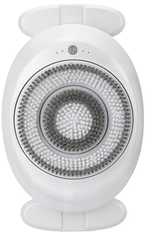 Electric Back Scrubber for Shower, Wall Mounted Hands-Free Automatic Body Scrubber, 4-Speed Adjustment, with 2 Replaceable Heads, for Deep Clean