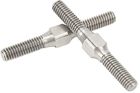 COCOYUEMA 2 Pcs RC Turnbuckle Link Steel Exquisite Appearance Stable Performance RC Tie Rod for Granite 1/10 RC Car Silver