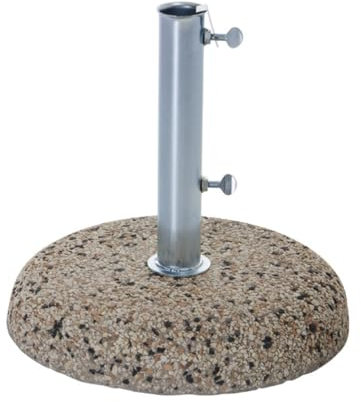 VERDELOOK Base Porta ombrellone in Cemento, Tubo Ø 45 mm, coperture arredo Esterni