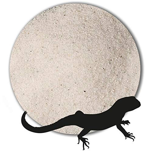 Anbobo 25 kg Terrariensand Terrariumsand Terrarienkies Natur weiß große Auswahl (0,2-0,5 mm)