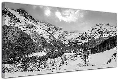 Declina Großformat, Kunstdruck auf Leinwand, Dekoration für Wohnzimmer, modernes Leinwand, Deko, Fototafel, 60 x 30 cm, Leinen, 100 x 50 cm