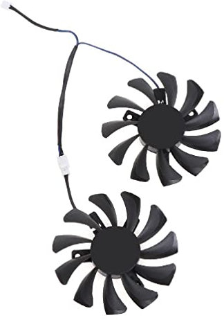 75MM Cooler Fan 2Pin 12V 0.5A HA8010H12F-Z VGA Fan Graphics Card Fan for MSI GeForce GTX 1650 SUPER VENTUS XS Cooler msi geforce gtx 1650 super ventus xs oc