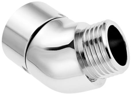 Mgoodoo Shower Head Elbow Adapter,135 Degree for Hand Wall-Mounted Showers | Shower Arm Elbow Adapter,Chrome,Leak-Proof,for Bathroom,Universal Handheld Shower Adapter