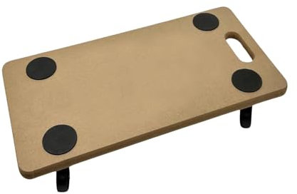 ADEPTNA Non-Slip Wheeled Platform Dolly with Grip Pads - Heavy Duty Trolley Cart for Moving Furniture Luggage and any other Equipment, 200kg Load Capacity