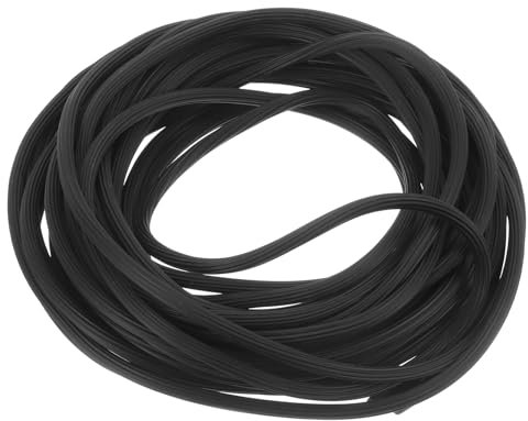 QUARKZMAN Fenstersplint, 0,2 x 25ft Runder Fensterschirm-Reparatur-Splint für den Austausch von Tür- und Fensterschirmen, Schwarz