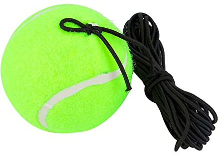 KooingTech Einzelnes Tennis-Training, Tennisball an einer Saite, Tennisball mit befestigter Schnur zum Üben aller Tennisfähigkeiten