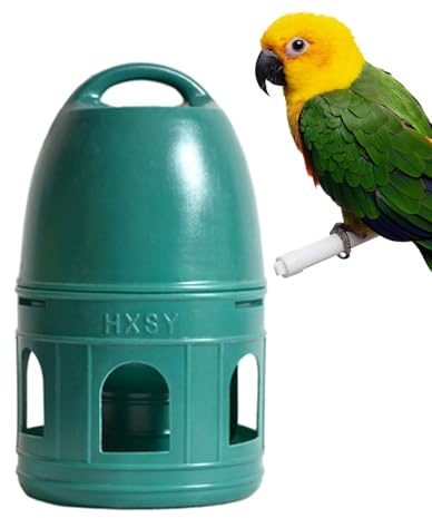 Bebedero para Palomas | 3/5L de Capacidad | Bebedero para Aves con asa | Dispensador de Agua | Bebedero para Palomas y Aves de Corral | para Suministro de Agua de Bebedero