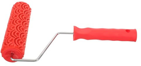 Veemoon Strukturwalze Textur Farbroller Aus Flexiblem Gummi Prägt Fischschuppenmuster Für Wanddekor Robust Wiederverwendbar Schont Wände Für Diy Wandgestaltung Und Struktureffekte