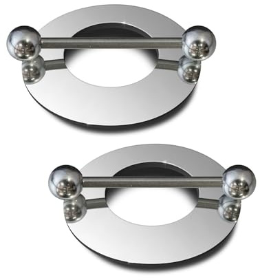 Fly Style Nippelpiercing Chirurgenstahl 316 L - 10 mm Öffnung - BDSM Schmuck - Nipple Piercing/Brust Piercings aus Edelstahl
