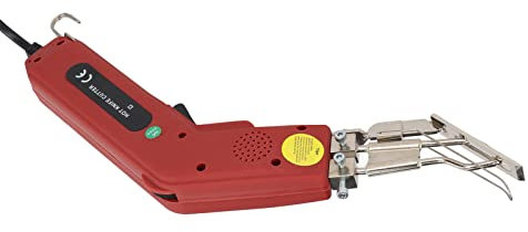 Eacam Heißer Stoffschneider 100W Elektrisches Heißes Messer, 400 ° ° C Verstellbarer Wärme, Schneideklinge für Stoff, Schaum, Schwamm, Seilschnitt, Effiziente (EU -Stecker 220 V)
