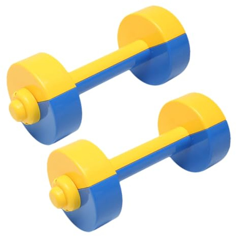Parliky Ergonomic Plastic Dumbbell for S Exercise Equipment Kindergarten Barbells Hand-eye Coordination Morning Workout Tool