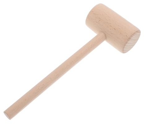 Holzhammer für Schnitz und Druckarbeiten, Lederbearbeitung, Khaki | Rasseleier Holz, Hammer mit Holzgriff, Werkzeuge zur Lederbearbeitung