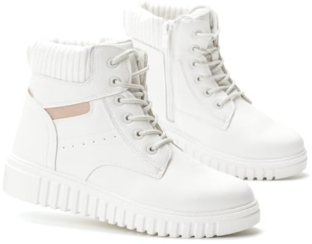 GLAMORA Bottes d'hiver pour femmes imperméables et thermiques avec semelle antidérapante et doublure chaude en fourrure, confortables et légères, idéales pour la ville, le travail ou les activités en