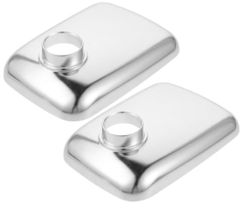 FUNOMOCYA 2 Stück 2 Stück Ersatz Einfüllschale aus Aluminiumlegierter Innenschale für Fleischwolf Vergrößerte Einfüllschale mit Wurstfüller für Manuelle und Elektrische Fleischwölfe