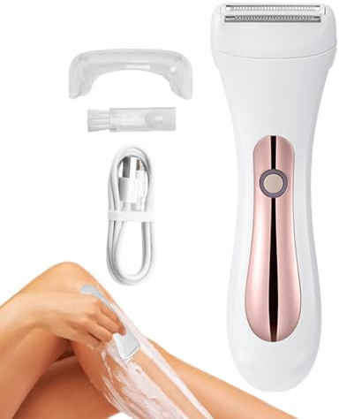 Quorvex Depilatore Per La Zona Bikini Delle Donne - Rasoio Elettrico Ricaricabile per la Depilazione Femminile | Rasoio Personale Femminile - Per L'Uso In Casa, In Viaggio, In Appartamento, In Campus,