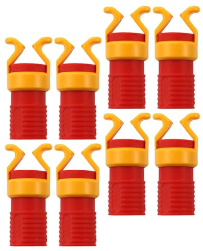 HAMPPLIES 8pcs Universal Plastic Screw Fixing Sleeve Clamp for Woodworking Screw Gripper Tool Holder Handheld Clamp Attachment for DIY Woodwork