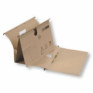 Elba 25 x Hängehefter vertic Ultimate mit Tasche A4 Karton 240 g/qm A4 naturbraun