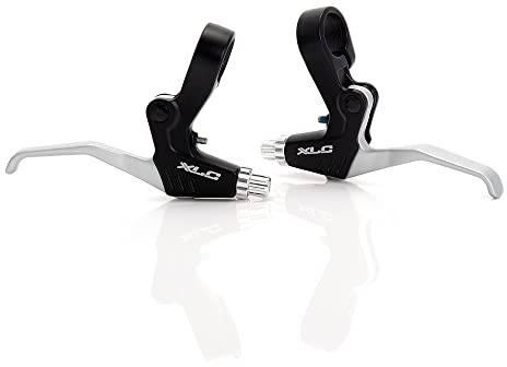 XLC unisex – vuxna BL-V01 bromshandtag för tumströmbrytare/V-broms, svart/silver, en storlek