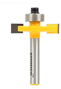 Yonico 14184q 1/4-Inch Height X 3/8-Inch Depth Slot Cutter Router Bit 1/4-Inch Shank