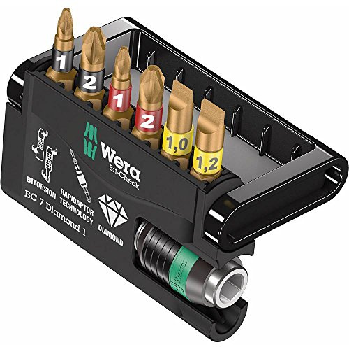 Wera 05057416001 Bit Check 7 Diamant 1 Bit Set (7-delar)