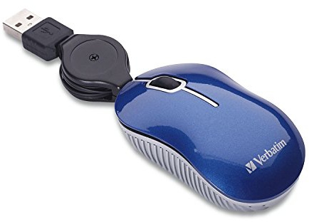 Verbatim Mini ratón óptico de Viaje, Serie Commuter - Azul - 98616