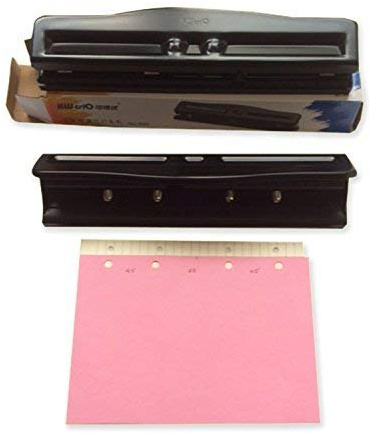 Réglable Perforateur pour 4 Trous Jusqu'à A4 Taille 45/65/45mm (A5 Taille Setting)(999D)