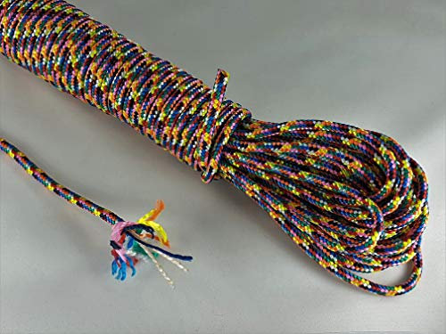 ANBP Buntes Polypropylenseil 5mm / 30m (0,35€/m) Pink Regenbogenfarben