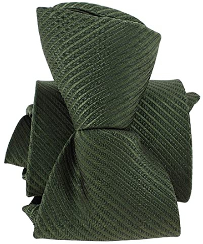Pomme Carré. Cravate Enfant. Dandy Boy - Vert Kaki, Uni- Taille 38cm 9/12ans Vert