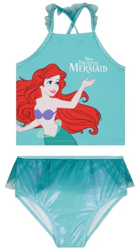 Disney Bañador Niña, Bañador Piscina Niña De La Sirenita, Bañadores De Ariel Multicolor 4-5 Años