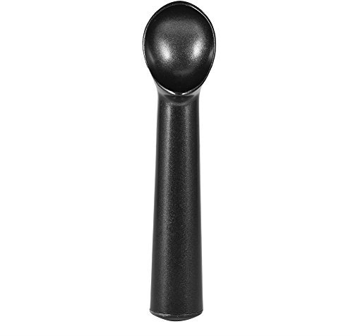 Cucchiaio per gelato, 3 tipi di metallo portatile antiaderente, antiaderente, 7 pollici, cucchiaio per gelato, utensile da cucina per gelato, pasta per biscotti, sorbetto(Nero)