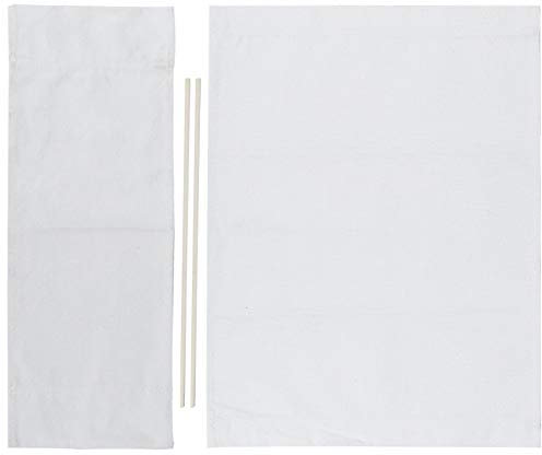 OUKENS Bezug Für Regiestuhl, 1 Set, Bezug Für Regiestuhl, Segeltuch, Ersatzsitz, Bezug Für Tragbare Klappstühle, Stoff aus Segeltuch, Zubehör, Zubehör(Weiß)