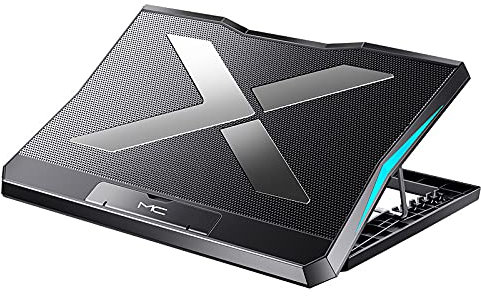 Foldable Laptop BaseStand With Six Cooling Fans 2xUSB For 12-17inch Notebook Pad Holder Portable Cool Laptop Cooling Pad 17 Inch