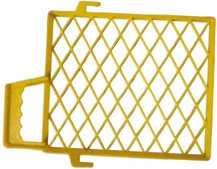 MagiDeal PP Paint Grid Hand Tool Plastic Grids Even Paint Distribution Efficient Paint Filters Screen Paint Grid Tray Partition, 7 Inches